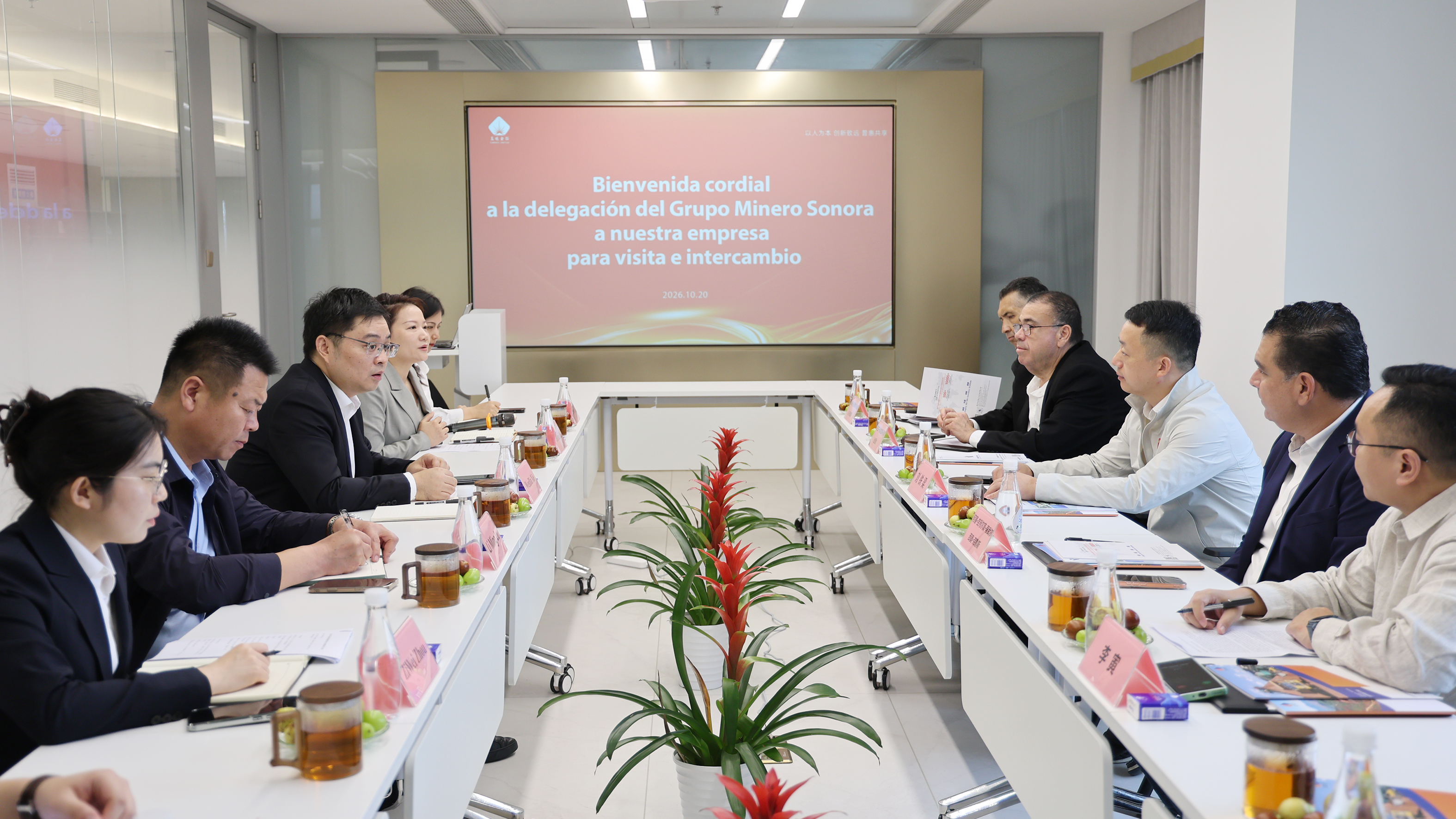 跨国沟通，洞察行业&mdash;&mdash;索诺拉矿业集团总裁一行莅临晨曦金拓调研考察